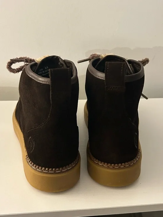 Cole Haan Summit Chukka Boots Shearling Lined Brown Women’s 6 NWOT - Picture 8 of 13